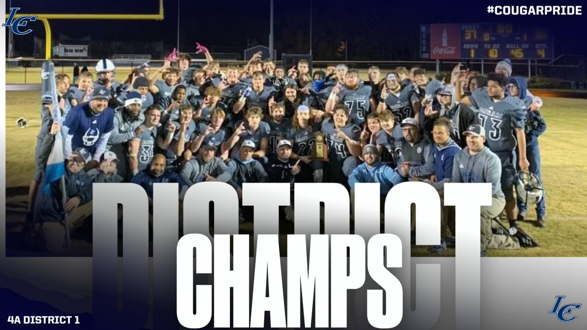 This team right here is a SPECIAL group! They made history tonight! They survived and advanced to the Region Championship next week. 1st time in 39 years of football this has happened. Let's enjoy it, but there is still work that needs to be done. #cougarpride #WEoverME #team39