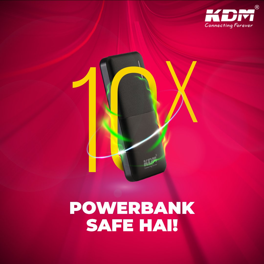 KDMINDIA_in's tweet photo. Charge safe, enjoy limitless. With 10X Powerbank skip worries of charging.
1000mAH Fast charging Protection Order Now!
.
.
.
#KDM #KDMMadeinIndia #KaroDilKiMarzi #KDM10Xpowerbank #Powerbank #SmartICTechnology #HighDurability #Portablecharger #Fastcharging #UltimatePower https://t.co/jJVNIZH6Xl