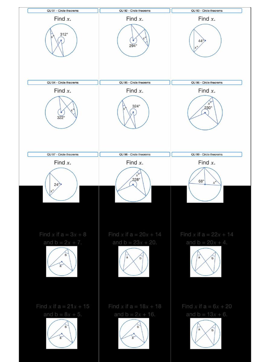 I've never produced a worksheet with 100+ qu in but if you have &amp; used the generator to produce a workbook, chances are you have come across the blackened box problem. This has been fixed and you can now produce that workbook with 150+ qu!
mathswhiteboard.com/MWB/worksheetb…
#mathswhiteboard
