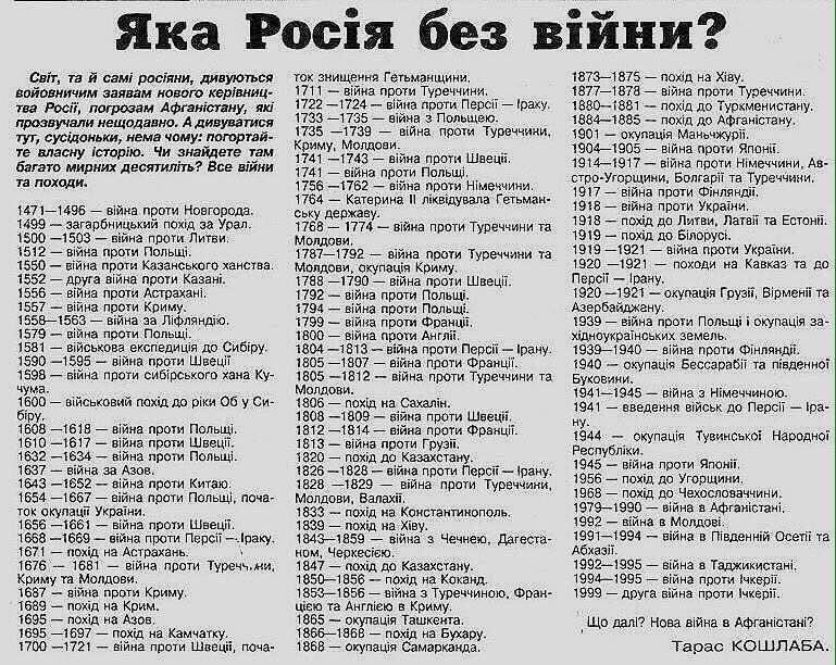 Малоросам і хохлам на пам‘ять.