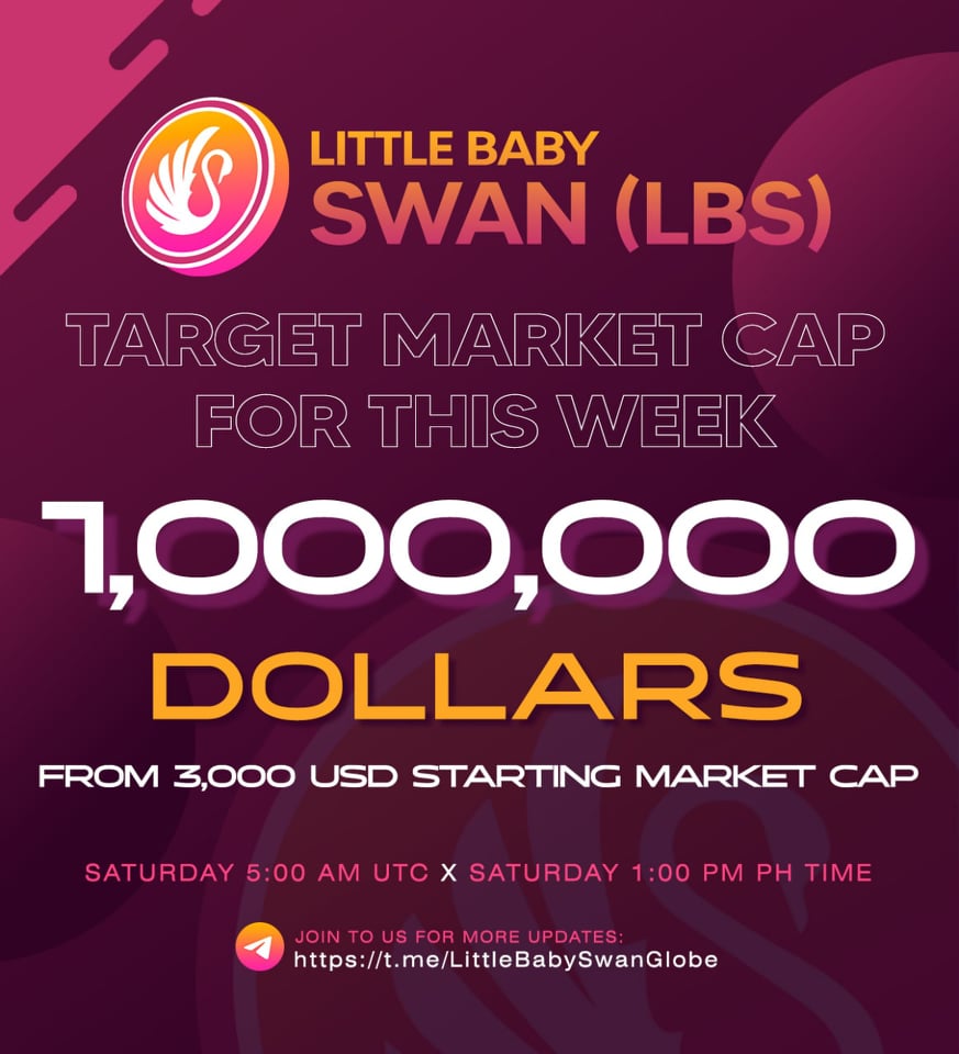 LittleBabySwan_'s tweet photo. While we can, we will. GOAL BIG because why not???
#NEWATHTODAY #MOREPROMOTIONSCOMING #WELOVELBS @Taylor_musk @Cryptic_Maestro @LittleBabySwan_ 
SOOOOOOON! SO HOLD YOUR BAGS GUYS! https://t.co/ejKBXQqS4c