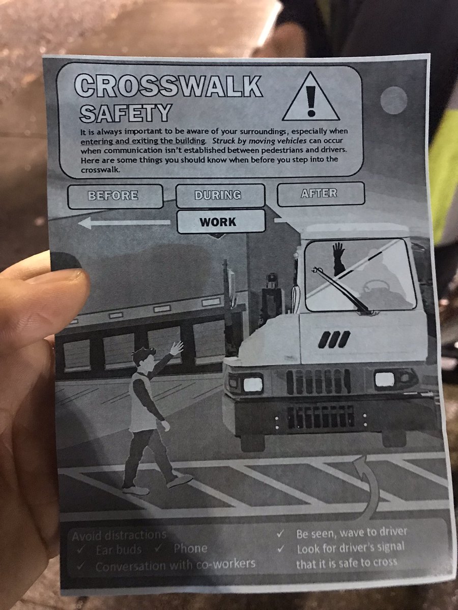 With all the new UPSERS around our facilities yard safety as a pedestrian is priority #1 #peak2021 #WeAreUPS <a href="/gditto3/">Geoffery McKenzie</a> <a href="/NorthwestUPSers/">Northwest UPSers</a> <a href="/UPSers/">UPSers</a>