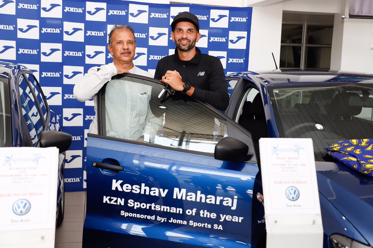 Our Sportsman and Sportswoman of the Year, Keshav Maharaj and Michelle Burn respectively officially took delivery of their brand new cars following their win in the KZN Sport Awards last week. The cars have been registered in their names.