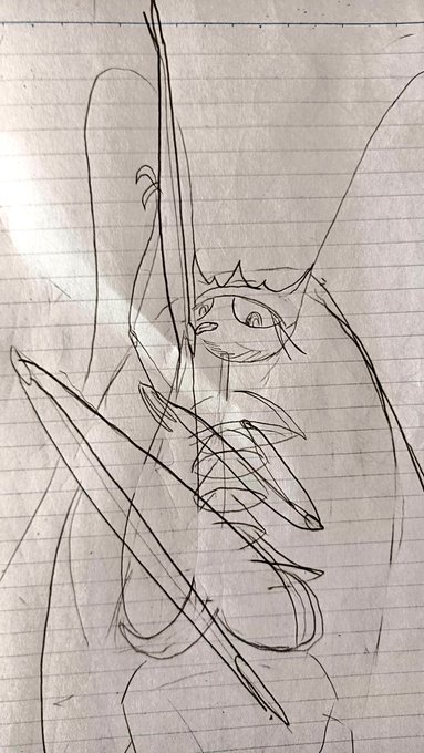 #皆さんラフと完成絵を見せてください 
