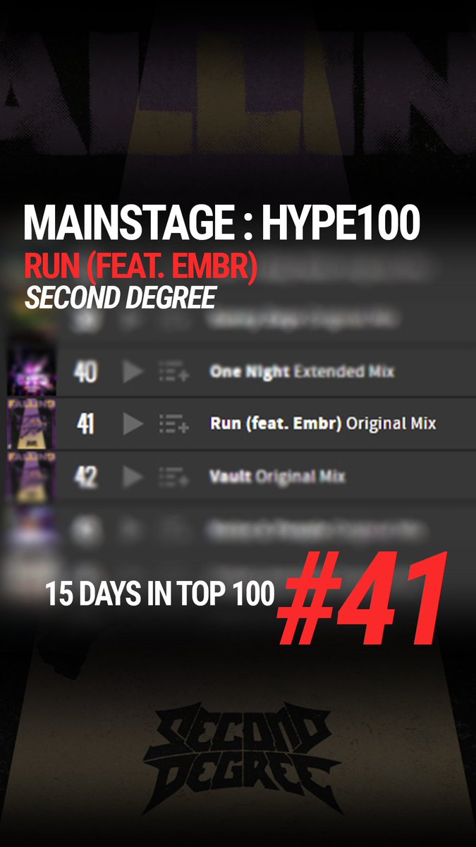 FALLING EP | 𝘽𝙀𝘼𝙏𝙋𝙊𝙍𝙏 𝙈𝘼𝙄𝙉𝙎𝙏𝘼𝙂𝙀

𝘼𝙇𝘽𝙐𝙈 | 𝐅𝐀𝐋𝐋𝐈𝐍𝐆 𝐄𝐏 #29 🔥
𝙃𝙔𝙋𝙀 | 𝐕𝐀𝐔𝐋𝐓 #87 🔥 [UP 45 PLACES]
𝙃𝙔𝙋𝙀 | 𝐑𝐔𝐍 #37 🔥

#WORST014 #CHARTUPDATE 
<a href="/SecondDegree__/">Second Degree</a> <a href="/beatport/">Beatport</a>