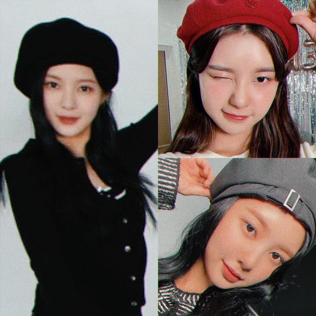 xynfeed's tweet photo. 2kim, our beret girls https://t.co/yHAErLf8j2