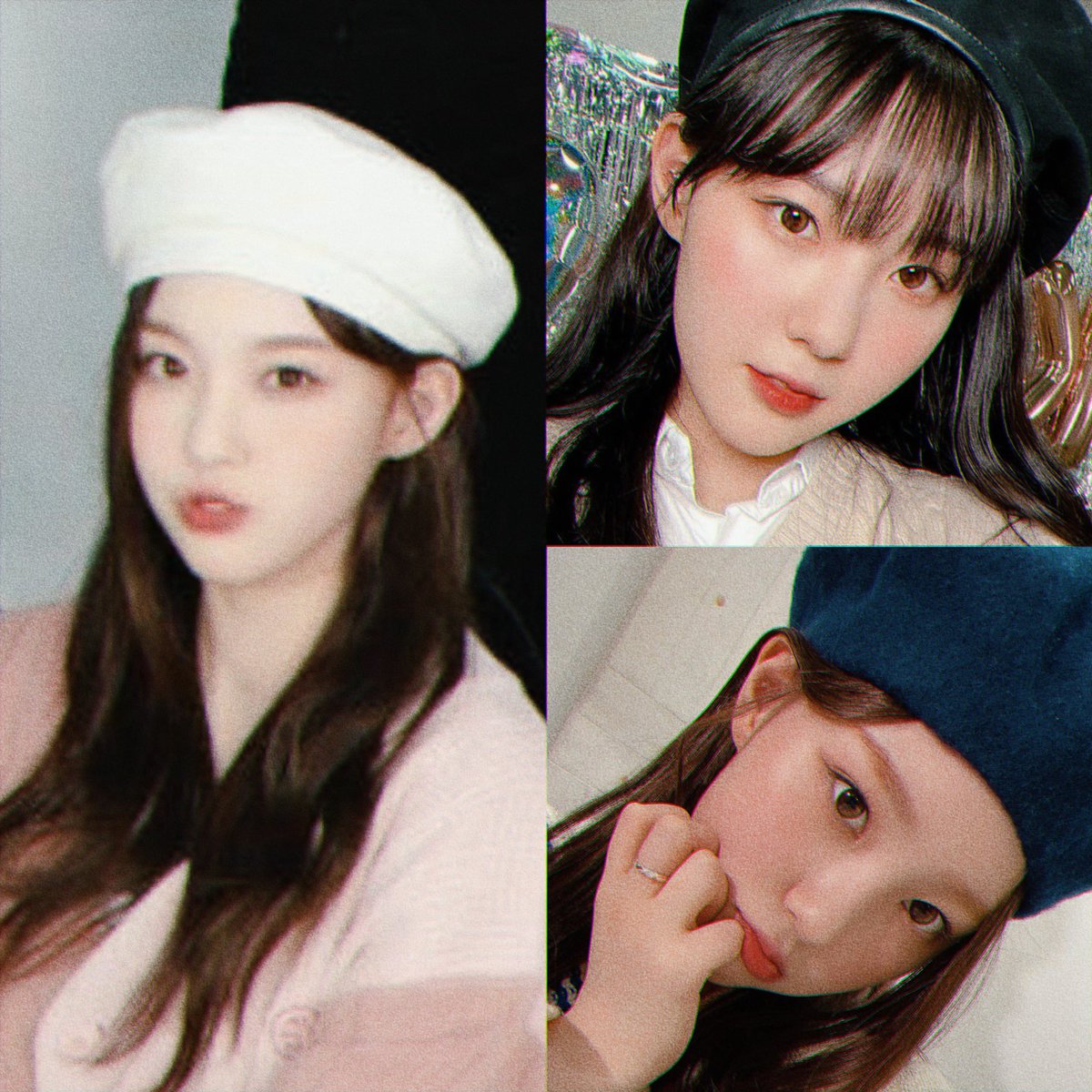 xynfeed's tweet photo. 2kim, our beret girls https://t.co/yHAErLf8j2