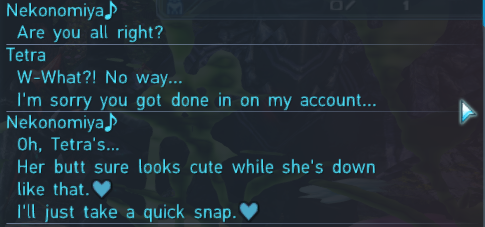 ArtistDaura's tweet photo. WHAAAAT
Did you know that some of the PSO2Comi characters can sometimes join you for an e-trial? I never knew!
They have some amazing e-trial dialogue too 😭😂
#PSO2 #PhantasyStarOnline2 #PSO2Comi https://t.co/71QqdNuaoY