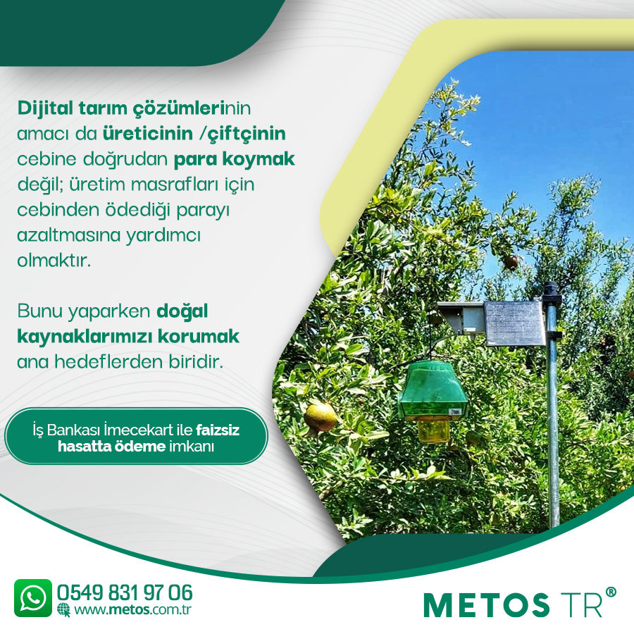 MetosTurkey's tweet photo. 𝐅𝐞𝐫𝐨𝐦𝐨𝐧 𝐊𝐚𝐦𝐞𝐫𝐚

Yapışkan bir plakayı izleyen entegre elektronik yapıya sahip bir dijital zararlı böcek tuzağıdır. 

İş Bankası İmecekart ile faizsiz hasatta ödeme imkanı
METOS TURKEY
Adres: İnönü Mah. Adnan Menderes Bulv. No:88 K:1 D:1 Yenişehir / MERSİN https://t.co/75QTDcgbrW