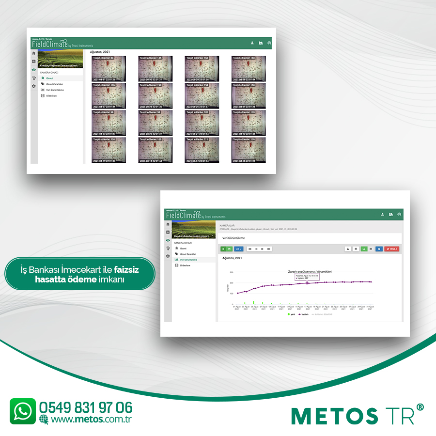 MetosTurkey's tweet photo. 𝐅𝐞𝐫𝐨𝐦𝐨𝐧 𝐊𝐚𝐦𝐞𝐫𝐚

Yapışkan bir plakayı izleyen entegre elektronik yapıya sahip bir dijital zararlı böcek tuzağıdır. 

İş Bankası İmecekart ile faizsiz hasatta ödeme imkanı
METOS TURKEY
Adres: İnönü Mah. Adnan Menderes Bulv. No:88 K:1 D:1 Yenişehir / MERSİN https://t.co/75QTDcgbrW