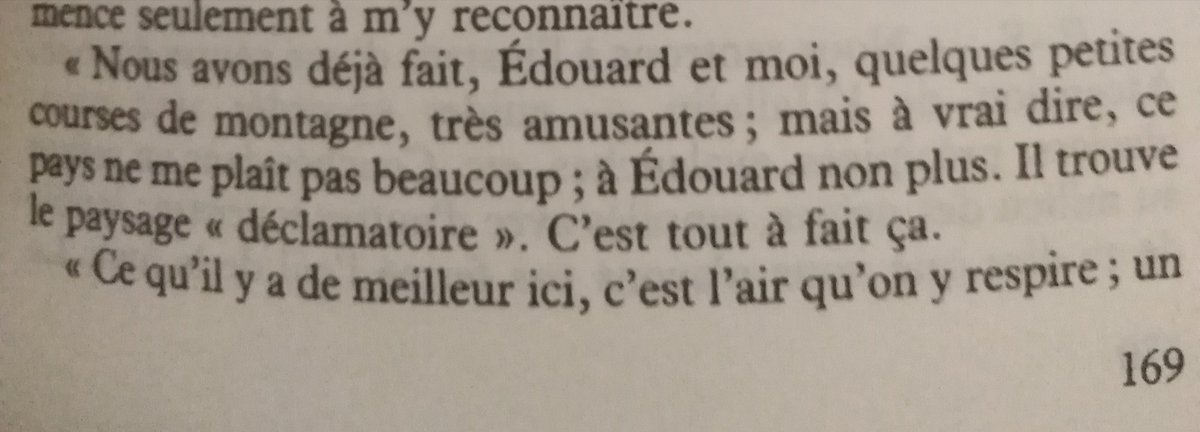 groundways's tweet image. "déclamatoire"
Les Faux-monnayeurs, André Gide