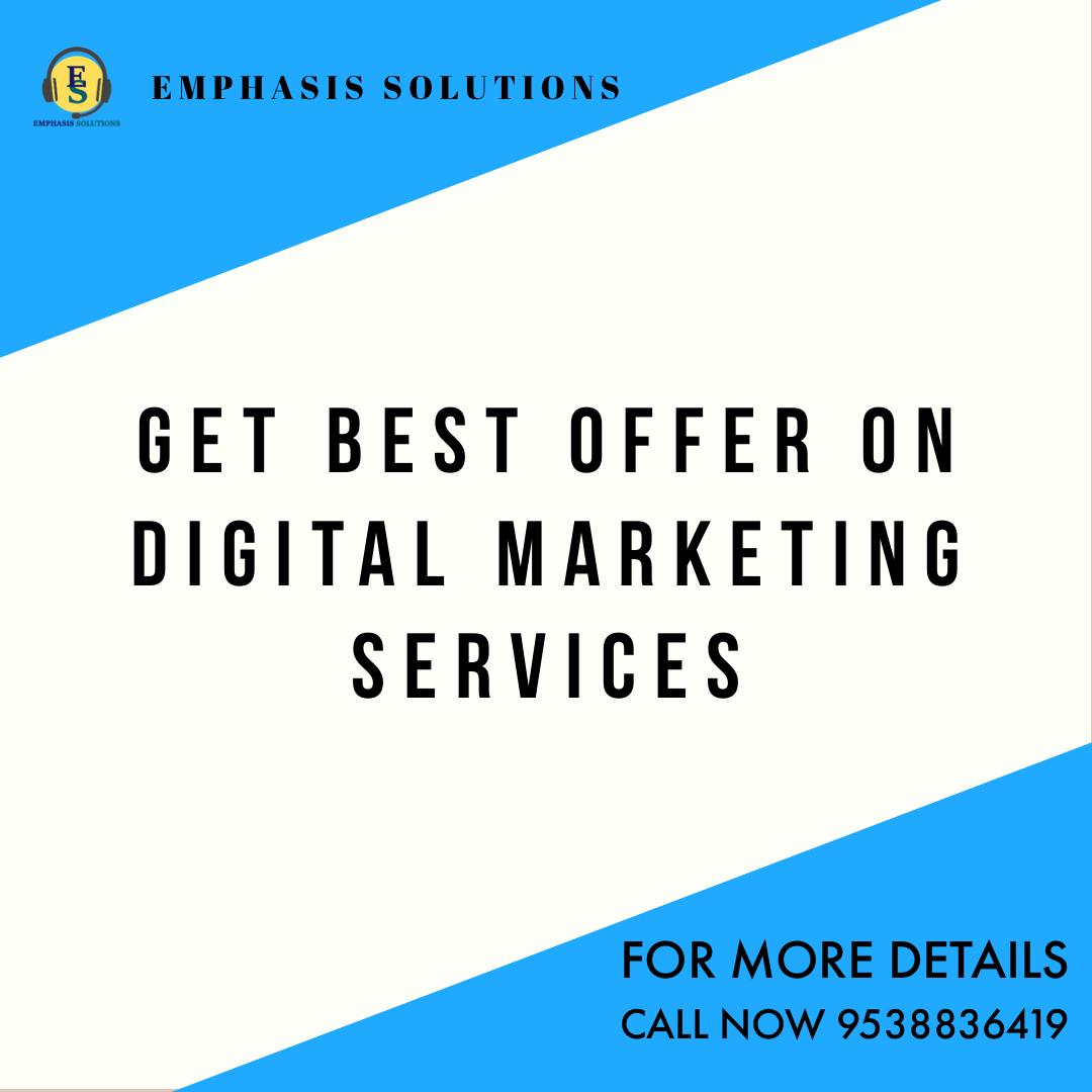 EmphasisSoluti1's tweet photo. Get the best offers on digital marketing services. Emphasis Solutions provide all the best quality services with full expertise. You can boost the growth of your business with us at ease and increase the revenue. Contact us for more information.
#digitalmarketingservices https://t.co/ZiZxt2Ov7K