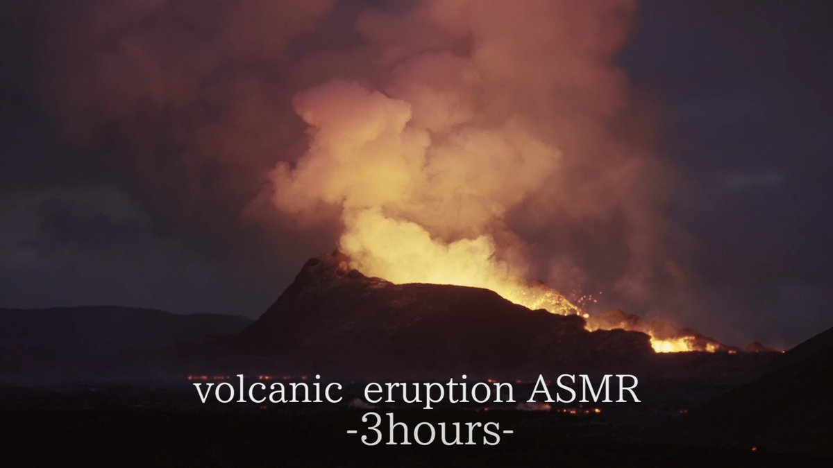 ASMR87543202's tweet photo. Today's Japanese asmr.

【magma】
A volcano has recently erupted in Japan.
However, the volcano is very beautiful and calm when viewed from a distance.

Youtube
https://t.co/akcmmBv2oU

#japaneseasmr 
#asmr 
#loveasmr 
#magma https://t.co/U74u1X0Ew7