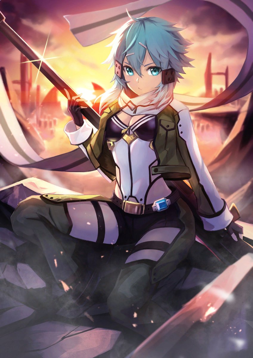 猫タシ Sinon シノン Artist アーティスト 白色灯 ソードアート オンライン Swordartonline Sao シノン Sinon T Co Nbwygwijyd T Co Mwr6eeqaww Twitter