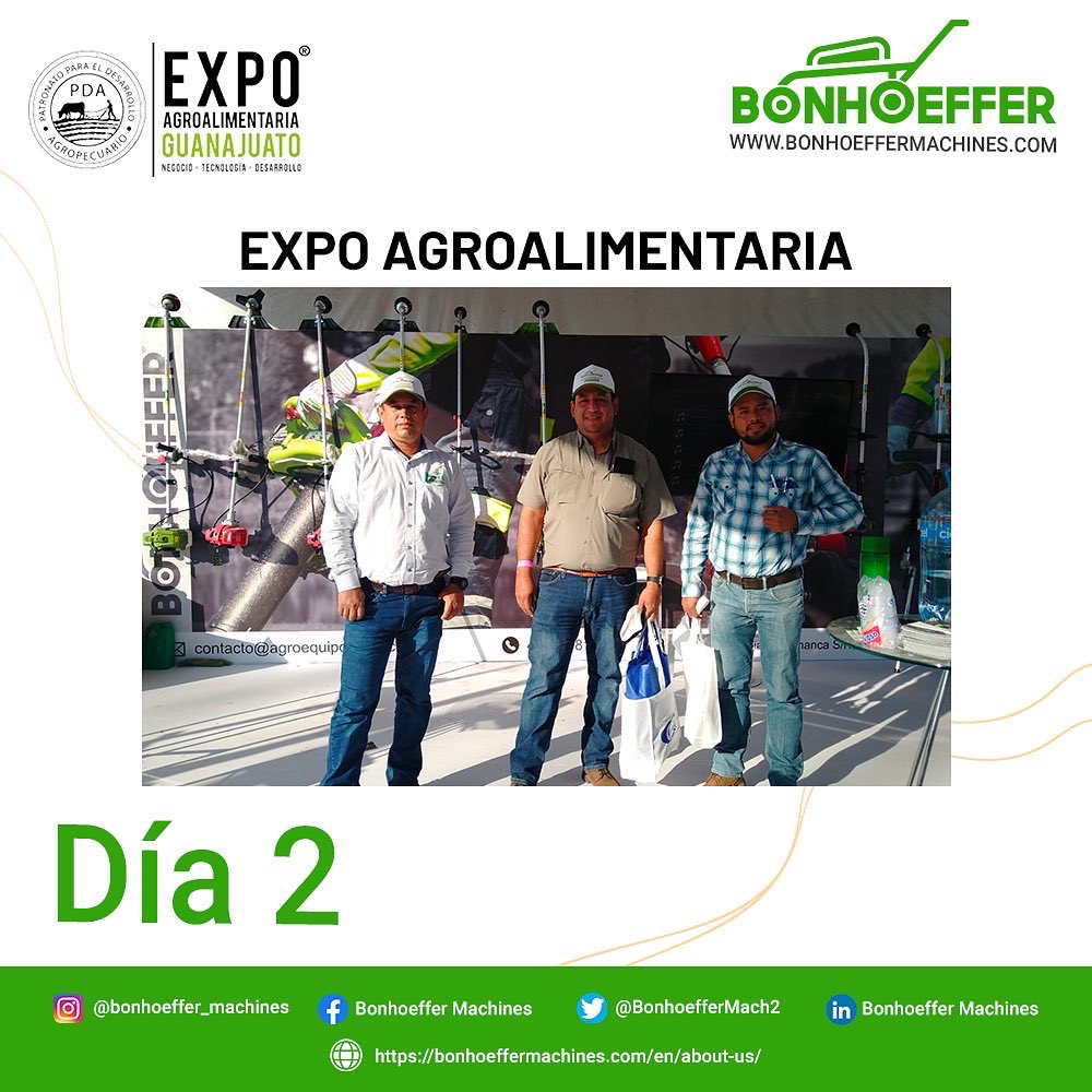 BonhoefferMach2's tweet photo. #BonToExpo. Era el día 2 de Expo Agroalimentaria. Mostramos nuestros electrodomésticos de alta tecnología en el evento. Únase a nosotros en Irapuato Guanajuato, México.
Puesto no E 657, 658, 659, 660! https://t.co/zrNbQrxPAf