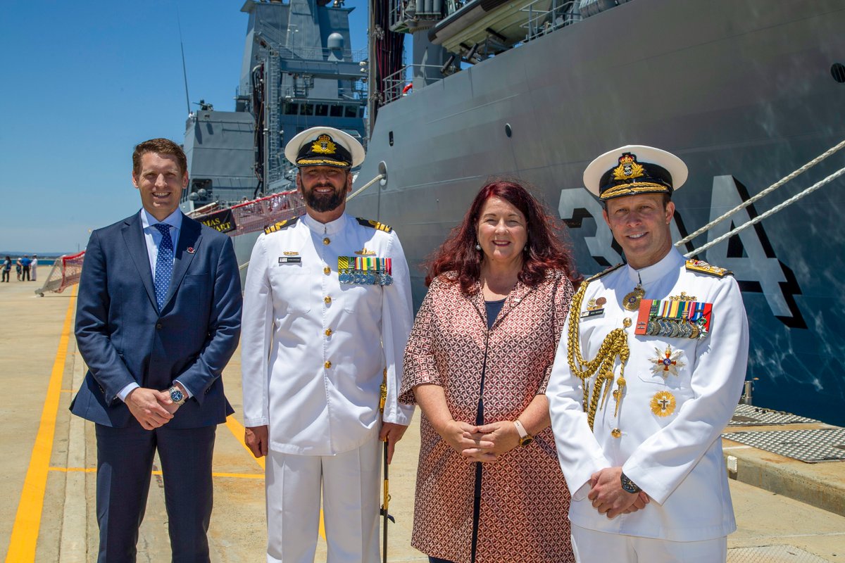 Welcome to the fleet #HMASStalwart! Stalwart will join #HMASSupply in sustaining our agile and lethal naval capability, enabling our Joint Force to maintain the security, sovereignty and prosperity of Australia. 👏🇦🇺🚢