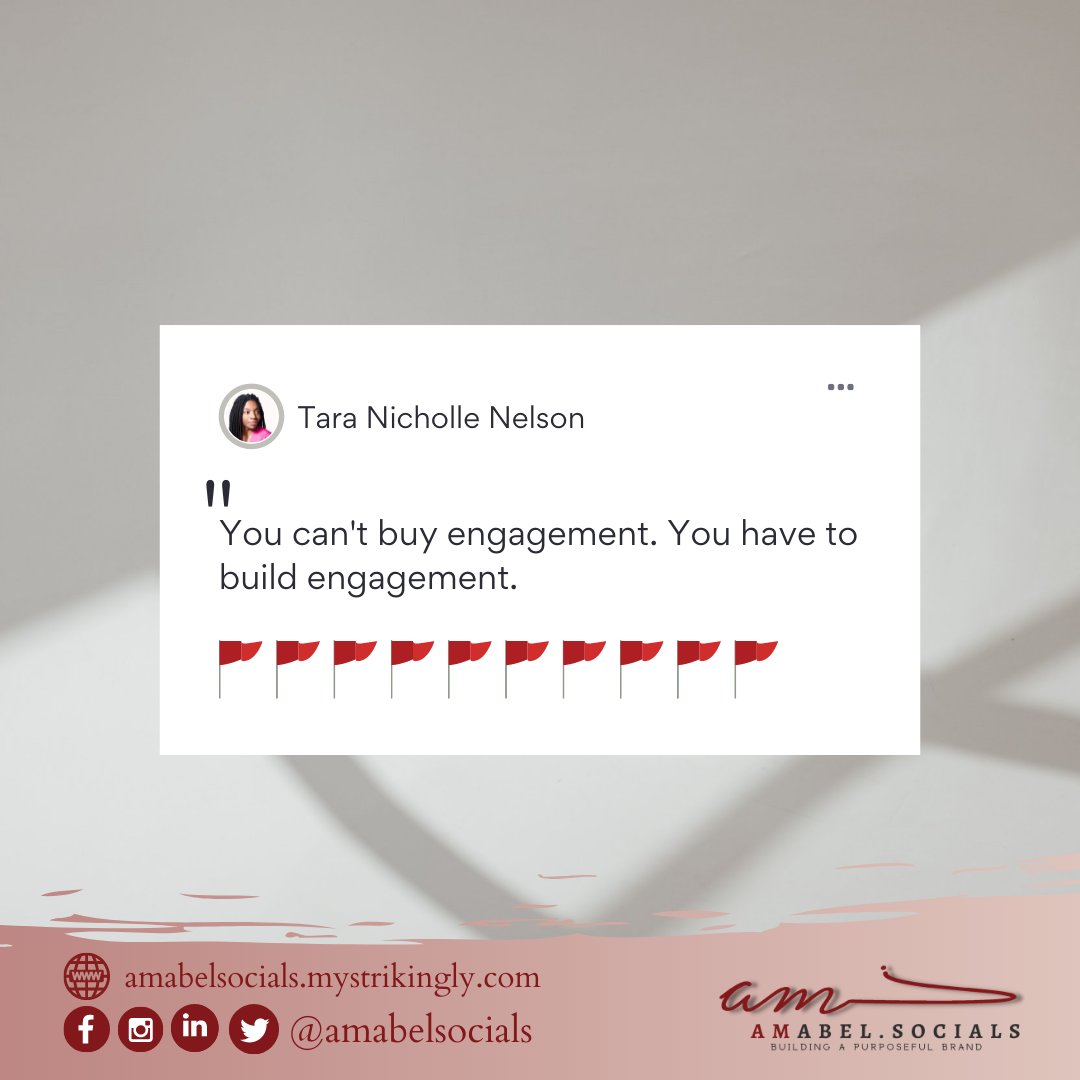 amabelsocials's tweet photo. Instead of struggling and fretting over your social media accounts, it may well be time to outsource it to a social media marketer. Amabel Socials can assist you with this🤩. We can help you increase your social media engagement and accomplish the outcomes you want. Call us now! https://t.co/tzgNzGJ7tM