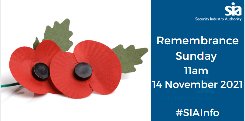 SIAuk's tweet photo. We remember the Fallen on Remembrance Sunday 2021. #SIALive https://t.co/jFNyxkmleF