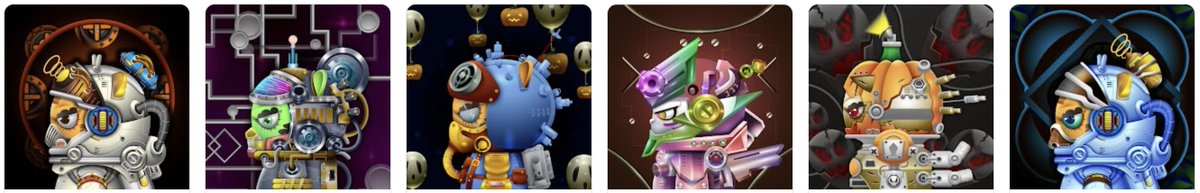 They are sick! 
Tigeroos just revealed. <a href="/TigerClub18/">Naughty Tigers Costume Club</a> did it again...
Seriouly, awesome art :)
#tigero
Official Opensea link: opensea.io/collection/tig…