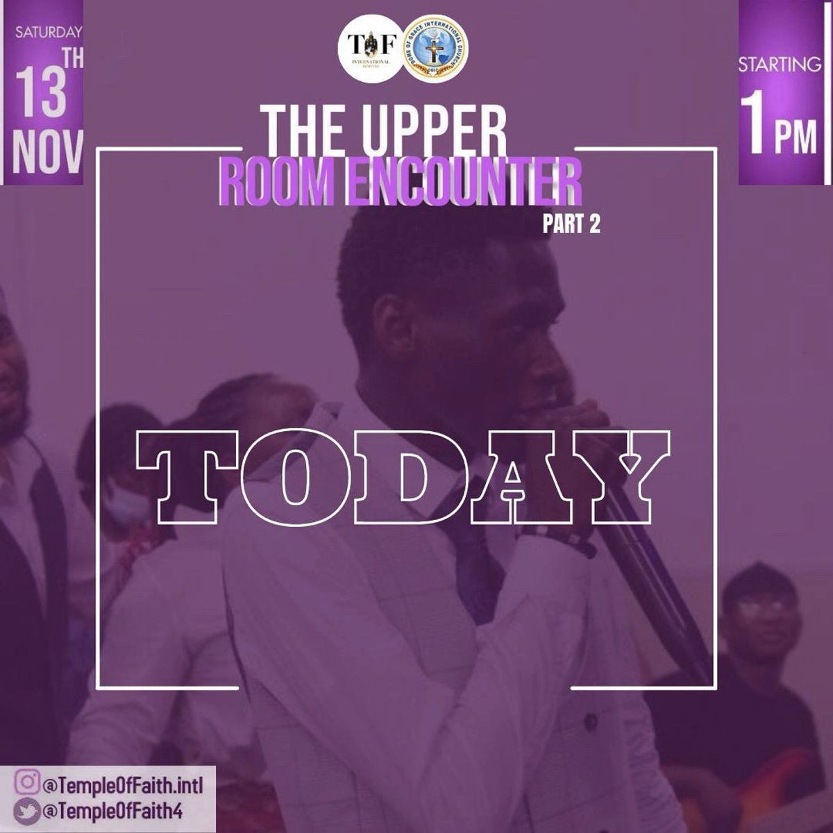 TempleOfFaith4's tweet photo. Today is the day THE UPPER ROOM ENCOUNTER PART 2🥳🥳🔥🔥 can’t wait to see you all there 😁

#upperroom #encounter #coventry #letsgoo #event #todayistheday #today https://t.co/T2qGgSEVSp
