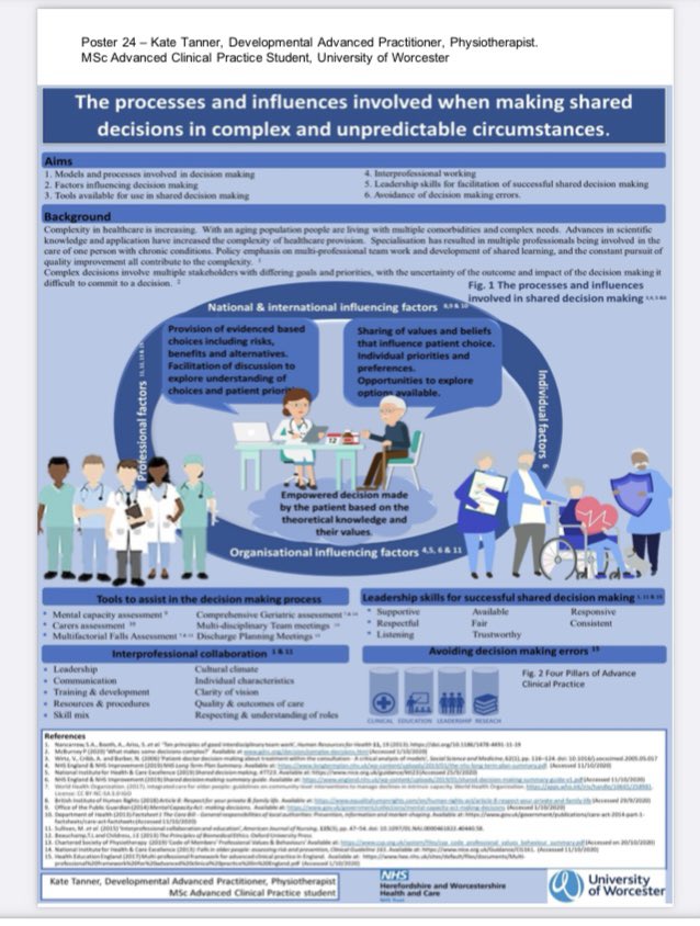 Congratulations to our very own <a href="/katetannerPT/">Kate Tanner</a> <a href="/WHCT_WCIPU/">Worcs Inpatient Unit</a> <a href="/HWHCT_NHS/">Herefordshire and Worcestershire Health & Care NHS</a> <a href="/UW_AdvPractice/">UWAdvancingPractice 💙</a> for her poster presentation at this years ACP conference #ACP #communityhospital #teamwork