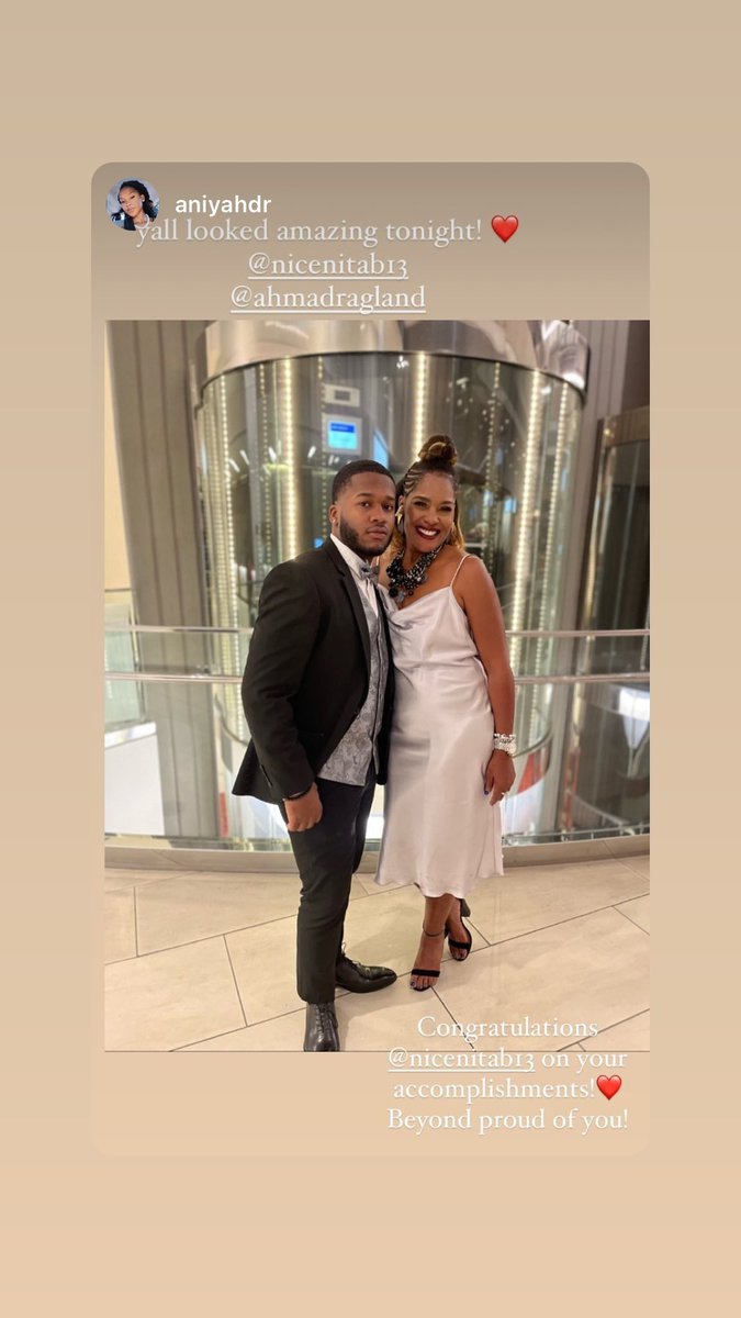 Truly an honor to be escorted by my son Ahmad Ragland. Atlanta Public Schools APYes Gala Students First Finalist AND Paul L. Dunbar’s Staff Support Person of the Year!