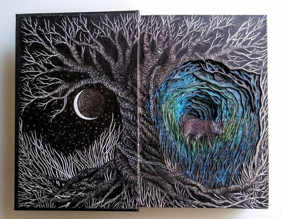 Isobelle Ouzman, US artist who turns books she finds in dumpsters into fantastical forest scenes #WomensArt .