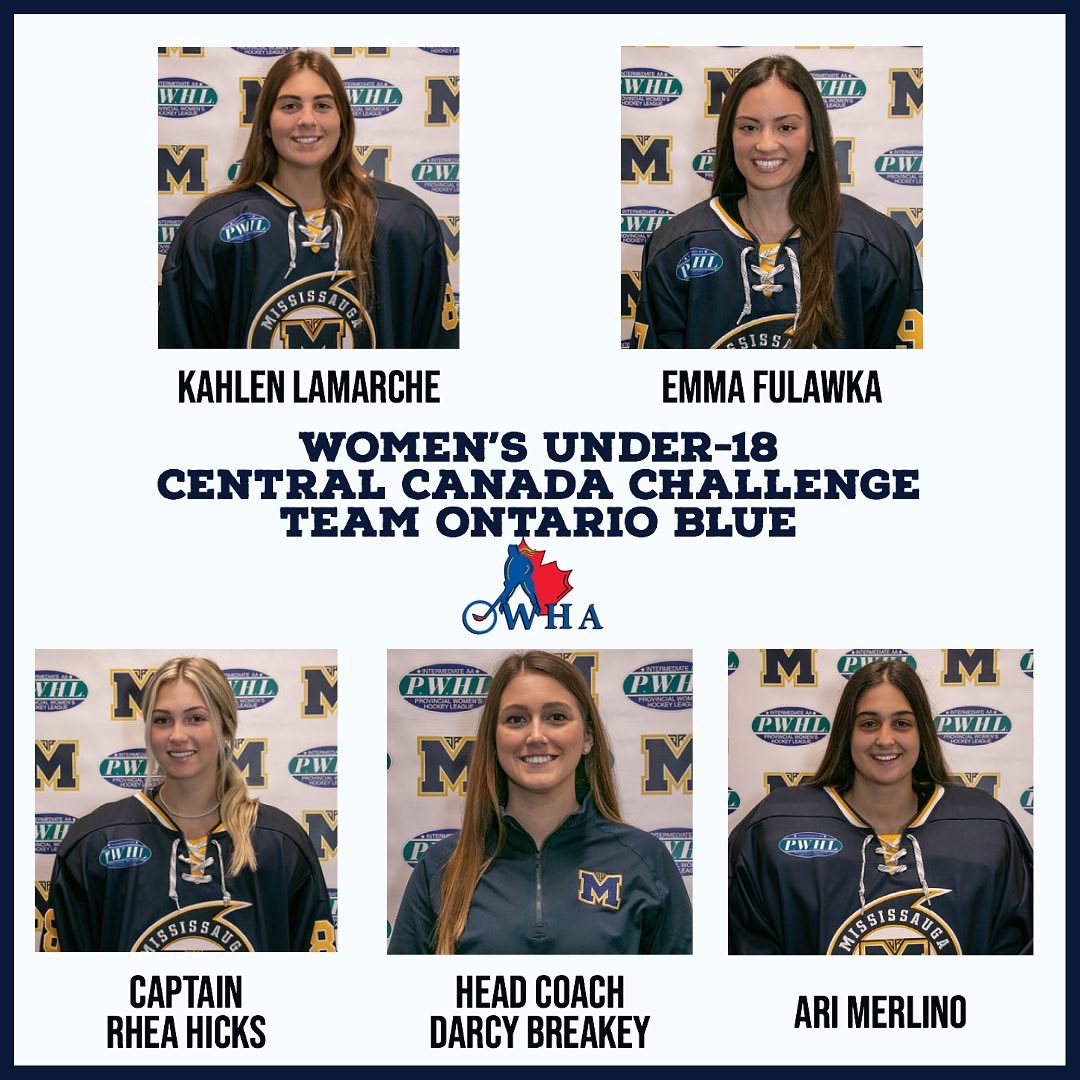 MissyJrCanes's tweet photo. Congratulations to the Jr. Hurricanes selected to Team Ontario Blue and participating in the Central Canada Challenge @OWHAhockey https://t.co/yjdDaKe61M