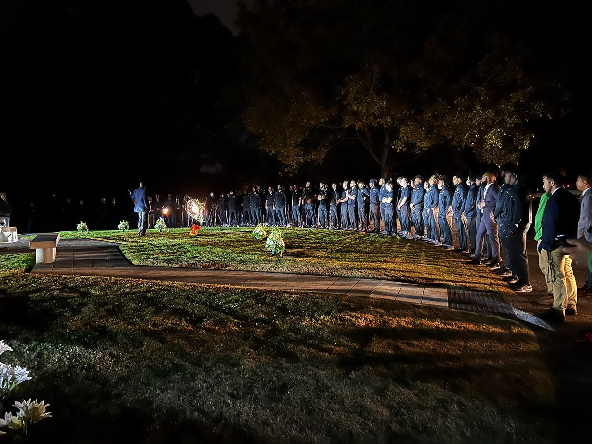 As someone who grew up in WV this event has left an impact on this state. It has not made us weaker. It has taught us to rise up and continue to fight day after day. Today we play for something bigger than ourselves. Today we play for the 75. This our why. WE ARE.. MARSHALL!!!!