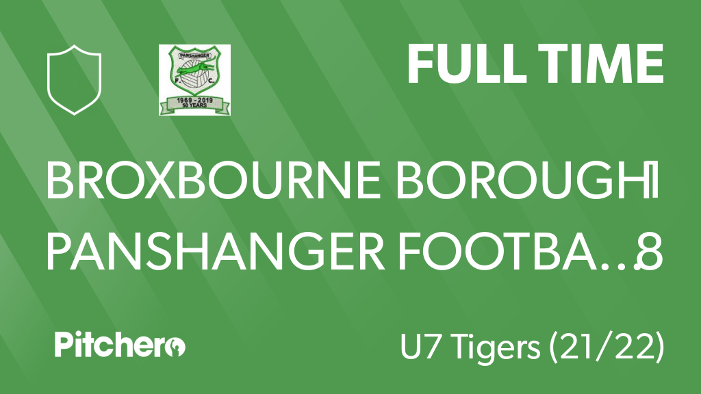 FULL TIME: Broxbourne Borough Youth U7 Royals 1 - 8 Panshanger Football Club
#BROPAN #Pitchero
panshangerfc.co.uk/teams/252052/m…