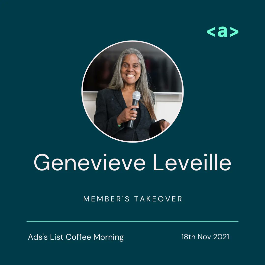 AdasList's tweet photo. #AdasListCoffeeMorning* with amazing @GinouInLondon is next week π₯
We've still got some tickets available!
Get your (free) ticket here ππ» https://t.co/j9b4B9JFcC
#adaslist #blockchain #NGO #womenintech #fintech @Agriledger #BAME #bameintech
*coffee optional https://t.co/oLsKeq3VAl