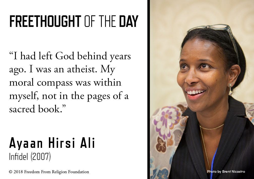 FFRF's tweet photo. Freethought of the Day: https://t.co/wnrVJSjKD8 https://t.co/YgVoANrA1W