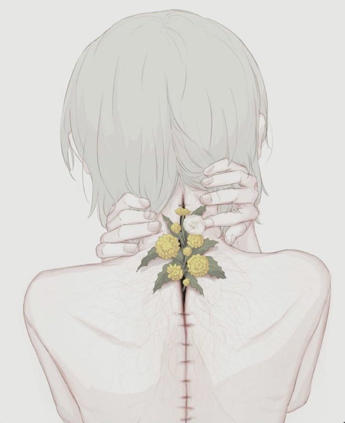 nomad_writer's tweet photo. From where do beautiful things grow? Amid the pale garnet stitch of scars, connecting midnight secrets whispered in confidence beneath the tender study of #imploring hands. A quiet strength blooms from the fissures left behind, healed by the sun, still warm on his lips.
#vss365 https://t.co/9mgWAXcGnS