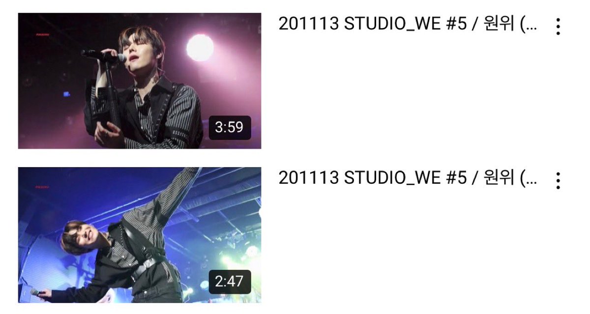 201113 #STUDIO_WE : LIVE #5 

1년 전 오늘, 첫 공개했던 기한책..
응원법 할 수 있었던 시절.. 필링굿까지 새로 업로드 했어요 ◠‿◠❤️
잘 찍지는 못했지만.. 재생목록 공유해봅니다❤️‍🔥
   
youtube.com/playlist?list=… - <a href="/YouTube/">YouTube</a>
