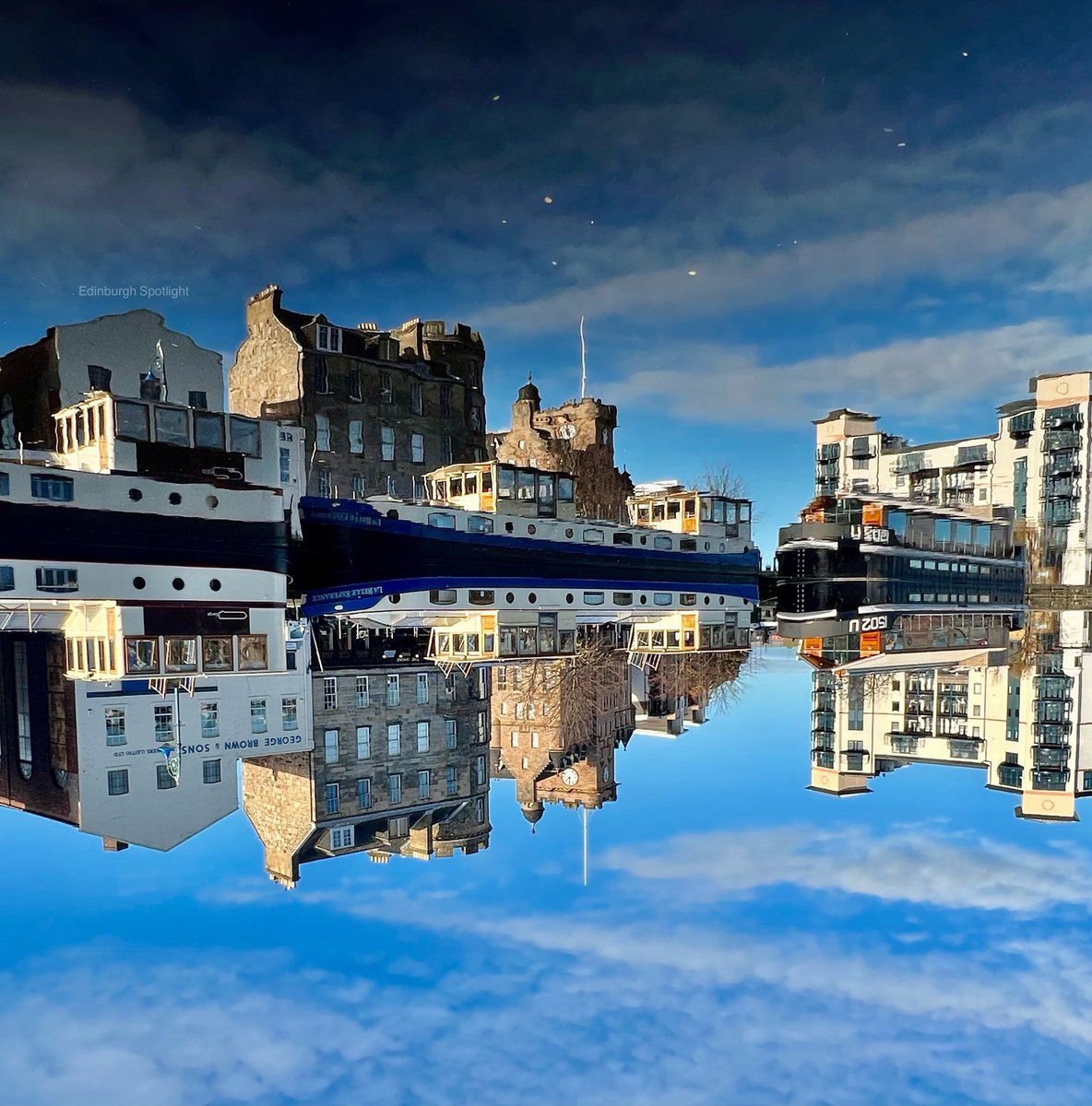 Leith reflections today #edinburgh