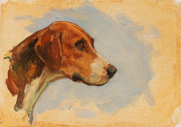 BSATrust's tweet image. Art on a postcard sponsored by Juddmontes.  Only 8 days left to bid. You could own a little piece of art drawn by a leading sporting artist or celebrity. From £25  Focusing on our canine friends today.  Bid here auctionet.com/en/themes/330-… #dogsofelon #countryside #art #sporting art