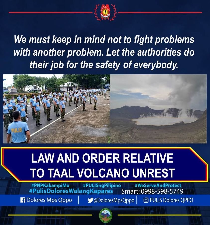 DoloresMpsQPPO's tweet photo. #TaalVolcano
#TaalVolcanoUpdate
#PulisMagiting
#ArangkadaCALABARZON https://t.co/TAALQXraUb
