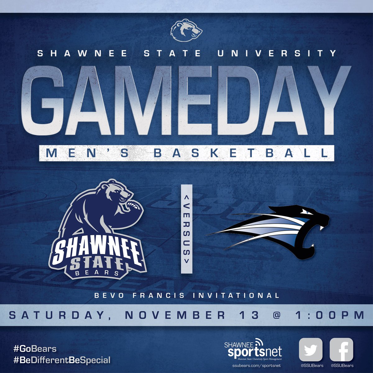 🚨IT’S GAME DAY🚨 BEVO FRANCIS CLASSIC

🆚 @USFCougarBball 
🕕 1:00 PM (ET) 
📍Rio Grande, OH 
🖥 portal.stretchinternet.com/rio/#live 

#BeDifferentBeSpecial
#DefendingChamps