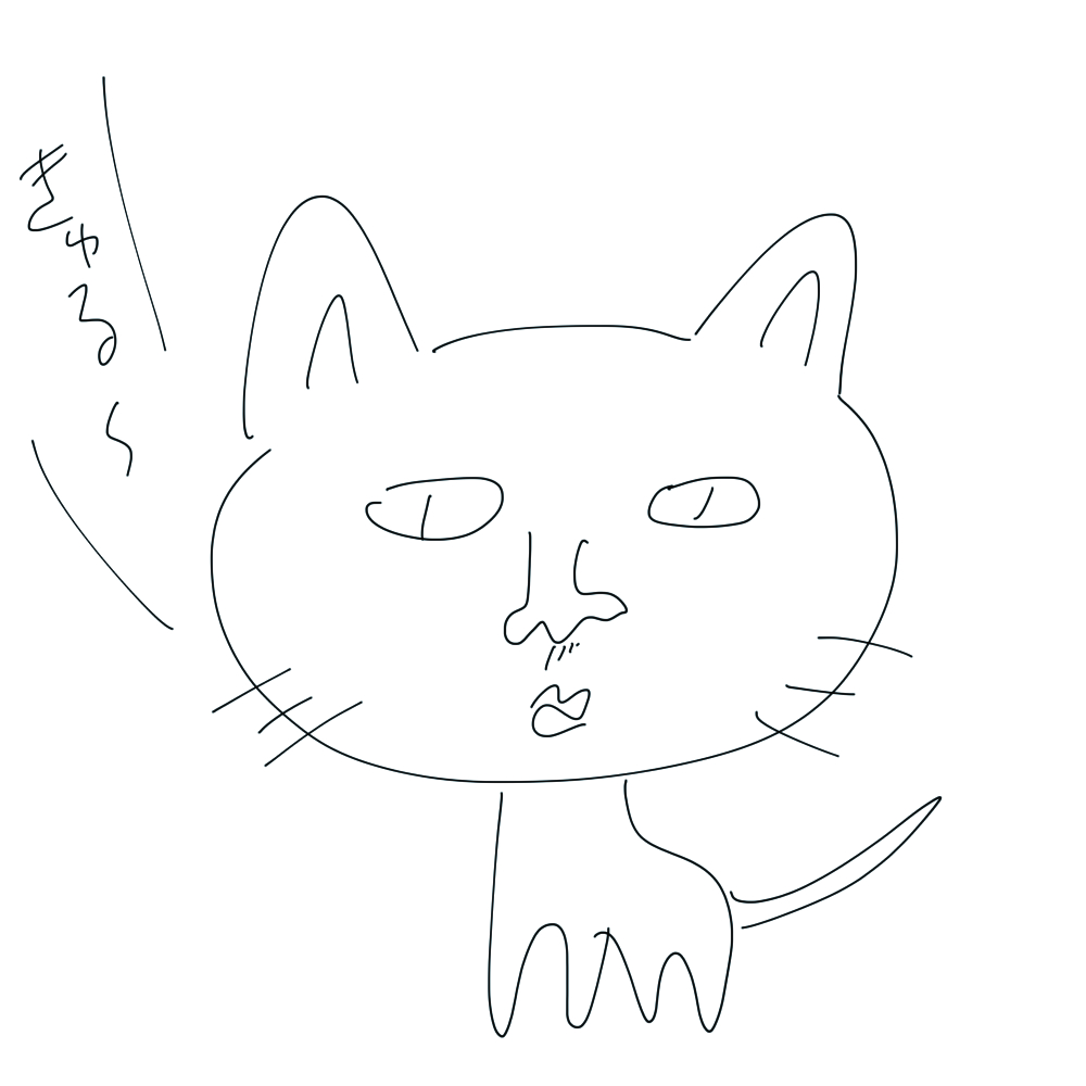 🐱猫適性検査テスト🐱
名前:にょにょんば太郎
得点:67点/500点

毛並み:2
可愛さ:5
俊敏さ:15
柔軟性:36
性 格:9

あなたは『猫もどき』のようです!

猫もどき描いた!!
 
#shindanmaker #猫適性検査テスト
https://t.co/4Be3XRg4yO 