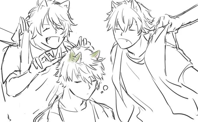 ぴこぴこ動くみみ、、うまそ～🐶🐺(再) 
