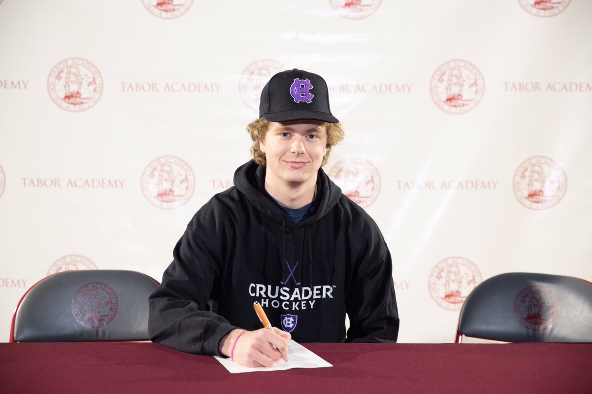 Congrats to Seawolf captain Coleman Jenkins who signed his NLI (Holy Cross)! Big things ahead for Jenks! <a href="/taboracademy/">Tabor Academy</a> <a href="/taborathletics/">Tabor Athletics</a>