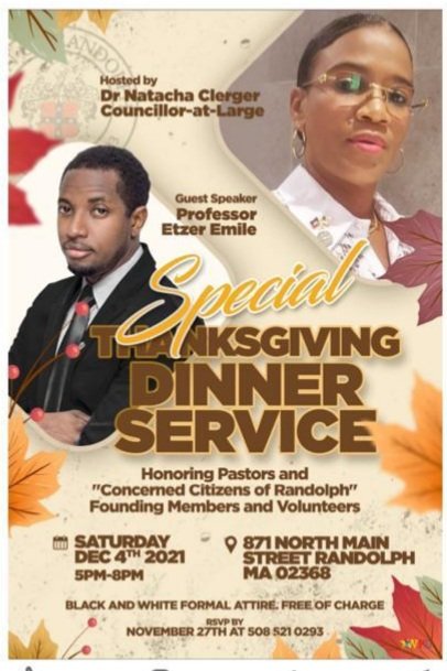 NatachaClerger's tweet photo. @TeleLouange I'm looking forward to having you in Randolph December 4th https://t.co/4NamjmIP25