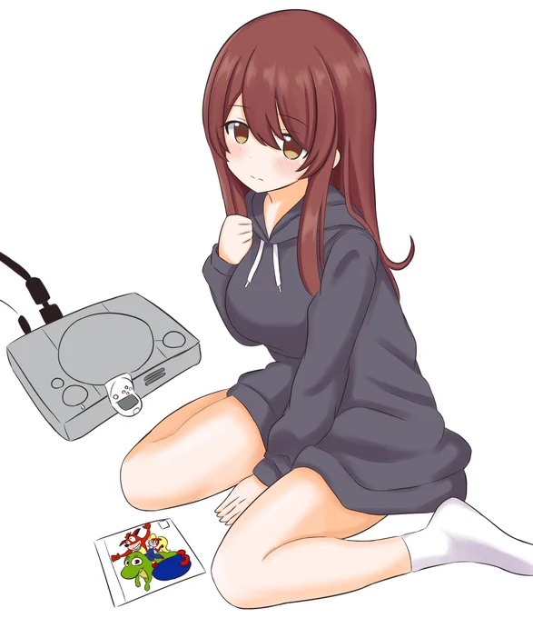スマブラで負けた代償で原作頭身の甜花ちゃん描きました 