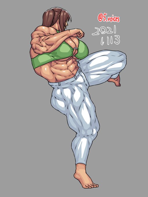 ボディビル模写。 