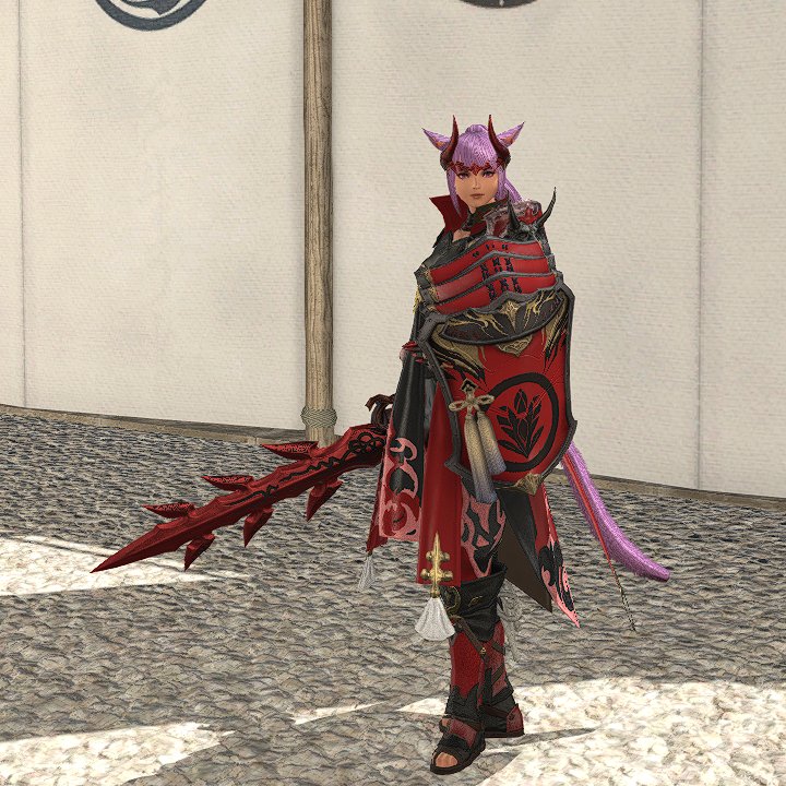 Clan_Rowanwood's tweet photo. Loving this Eastern Inspired Tank Glam. Mostly PvP gear, except head and weapons and all dyed Dalamud Red.
#ffxiv #ffxivonline #ffxivcommunity #ffxivglam #ffxivglamour #GPOSER #GPOSERS #GPOSE #ffxivTank https://t.co/kYDrzHj4Hi