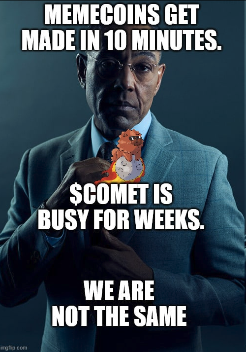 As we are very busy. A meme to share the day as each day we get closer to release. We are under a strict DNA.

Memecoin 2.0 is being designed to protect the ICO buyers. A new standard being born.

#ERGO $ERG #Cardano $ADA @ErgoDex