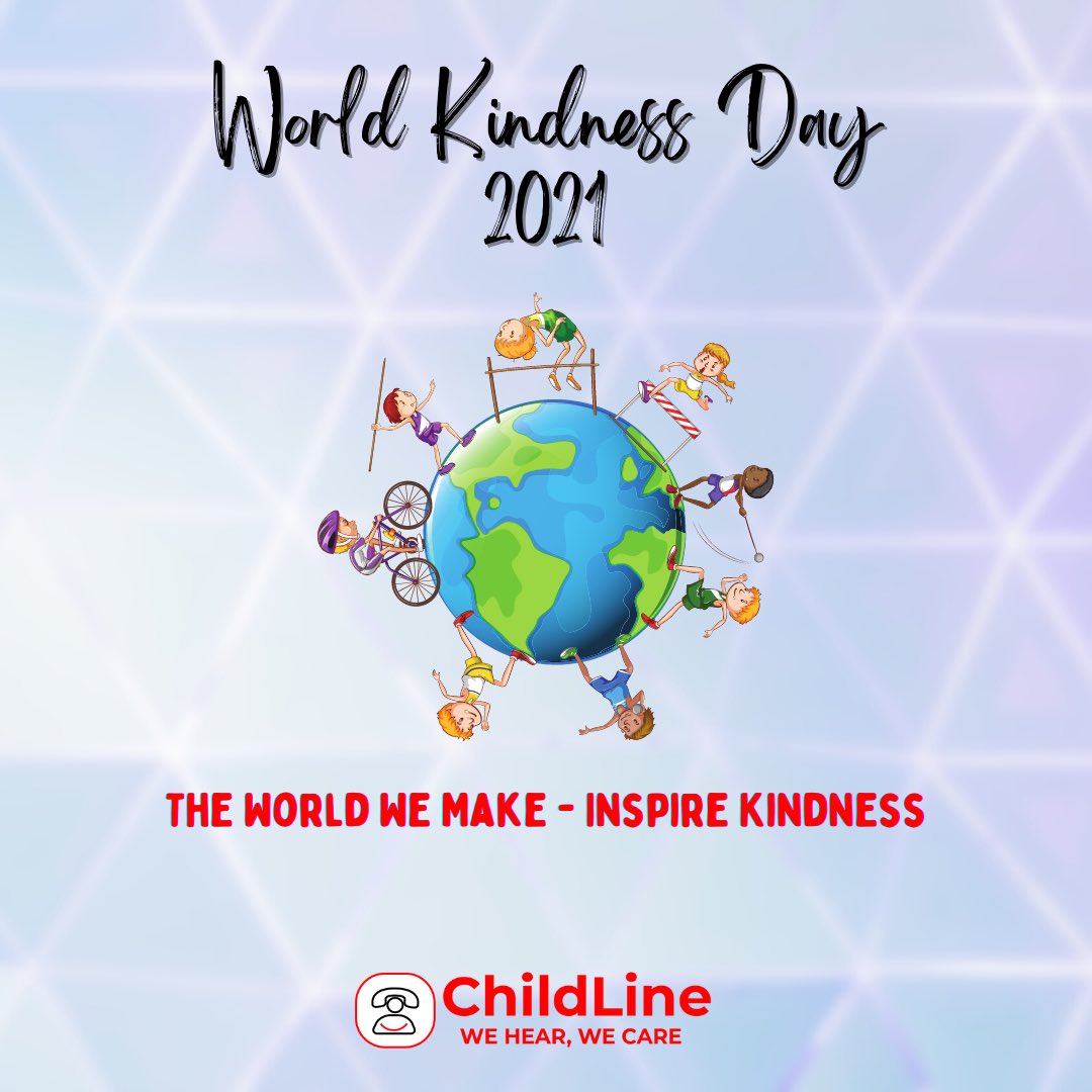 childline_tt's tweet photo. World Kindness Day 2021 π
The world we make - Inspire Kindness π
#ChildLineTT #WeHearWeCare #BeKind #WorldKindness https://t.co/l7BxGIhuZo
