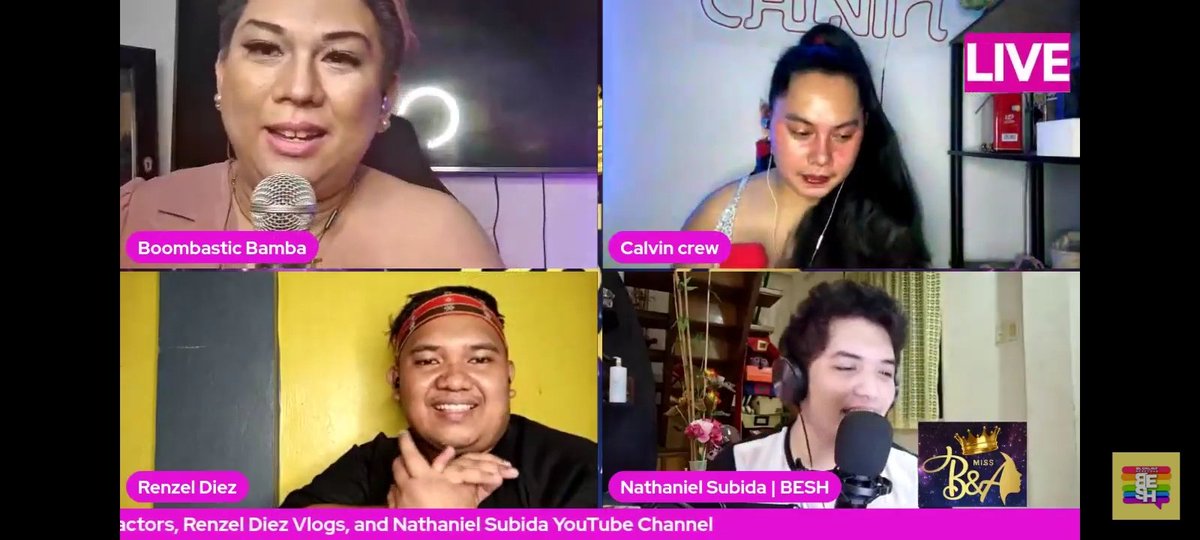 BeshReactors's tweet photo. [LIVE] RN Podcast 🥰
with Bamba and Calvin Crew

🎬 EP 3 | Baklaan Nights With Bamba and Calvin Crew of #bekiproblemstheseries 

#BEKIPROBLEMS

🌈 https://t.co/POpl3rIVtc https://t.co/ByRDIxiUrX