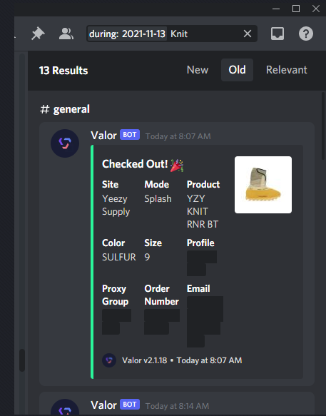 These gone moon. Money bot never fails. 🚀

@ValorAIO x2

ISP: @Accessproxies 
Resi: @DonutProxies @proxydrop_com @NotifyProxies @HollowProxies @mushroomproxy @OculusProxies @SpaceProxies @ScarletProxies 
GMAIL: @Accessproxies   
CG: @aycdio @notify  
Server: @10xServers