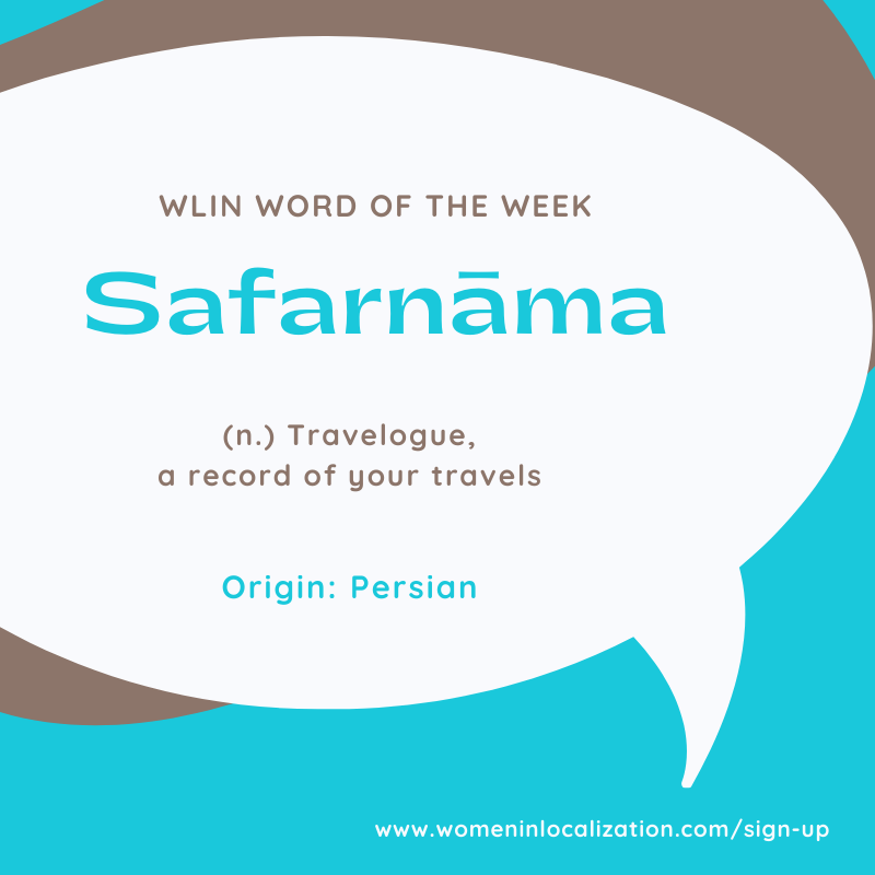 WL10india's tweet photo. #WLIN #WordoftheWeek
What are you planning first - your travels or the tasks you need to wrap up before the end of the year? 😉
#Logophile #Safarnama #languages #culture #meaningfulwords #borrowedwords #words #multilingual #multicultural #localization #Persianwords https://t.co/Ol2kErHfEj